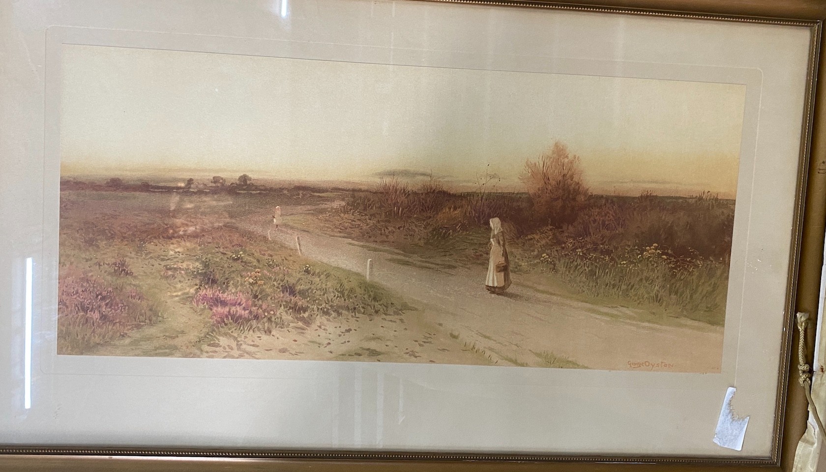 A collection of watercolours and prints